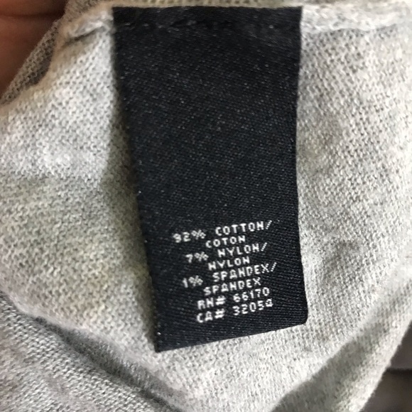 Knitted & knitted gray  top high low top Sz M - Picture 6 of 6